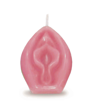 Little Genie Productions Eden’s Candle - Vanilla Scented Vagina - Rose