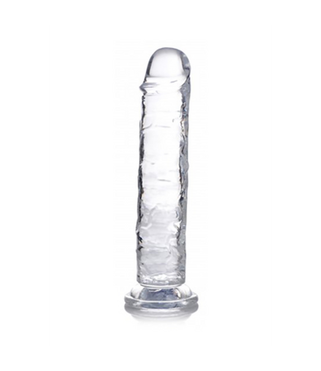 Jock C-Thru Transparante Dildo - 20 cm.