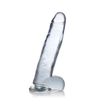 Curve Toys Jock C-Thru Transparante Dildo - 31 cm.