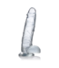 Curve Toys Jock C-Thru Transparante Dildo - 27 cm.