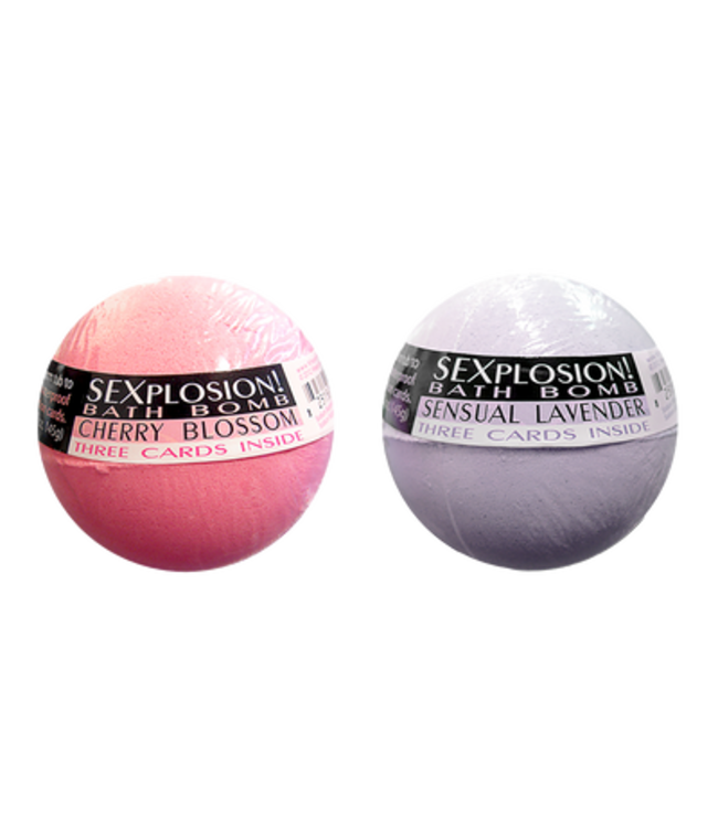 Sexplosion! Bath Bombs (6 bombs in 3 scents, no display)