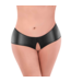 Magic Silk Liquid Onyx Split Back Boy Short - 2X - Black