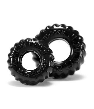 Oxballs Truckt - 2-pack Stretchy Cockring - Black