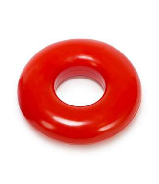 Oxballs Do-Nut-2 - Jelly Cockring with Flat Inner Chamber - Red