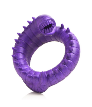 XR Brands Slitherine - Silicone Cock Ring - Purple