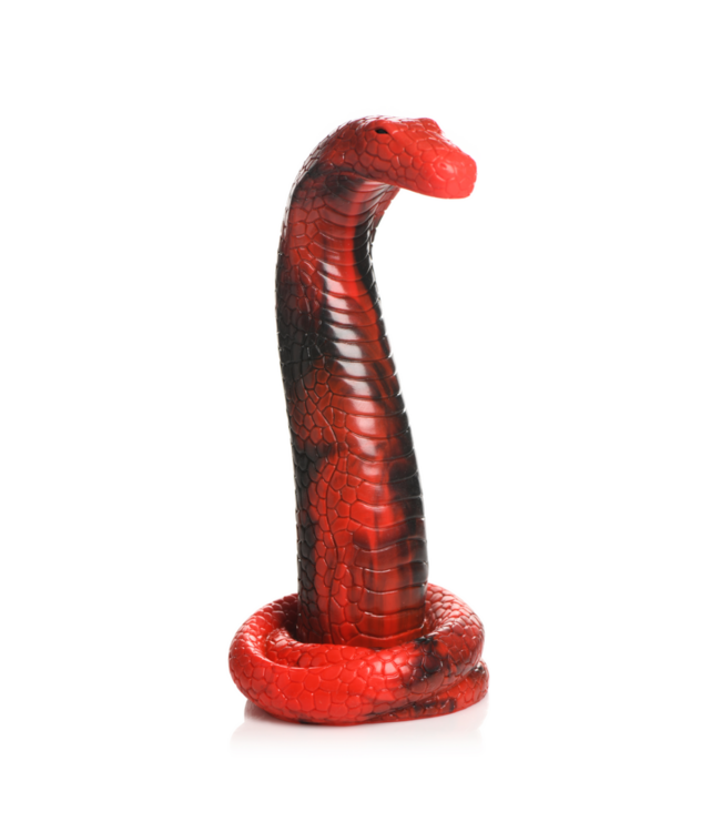 King Cobra - Silicone Dildo - Red