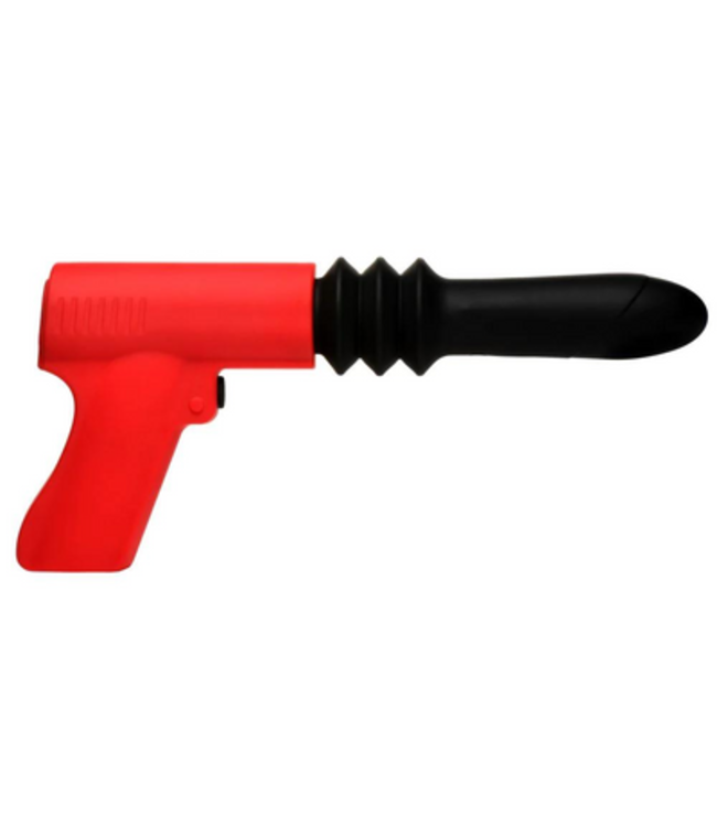 Thrusting Pistola Vibrator - Red