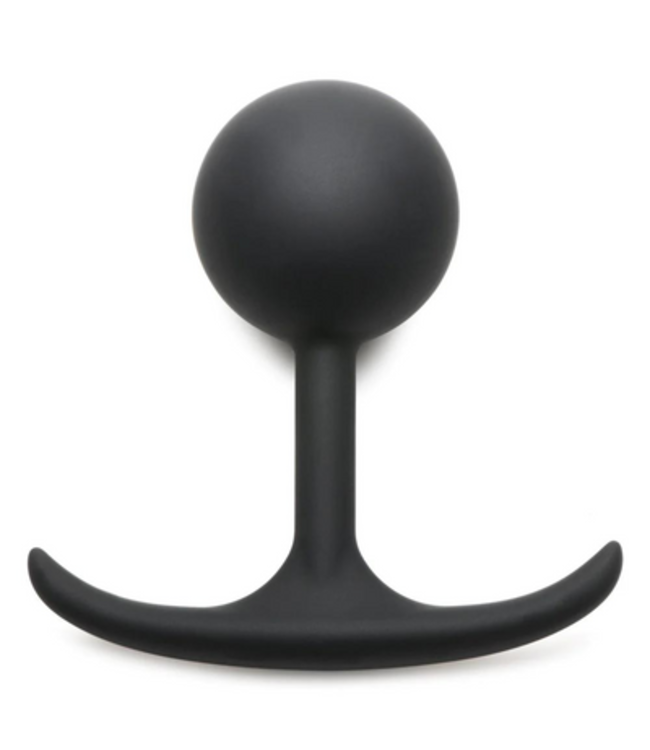 Comfort Plugs Silicone Weighted Round Plug 4.4 - Black