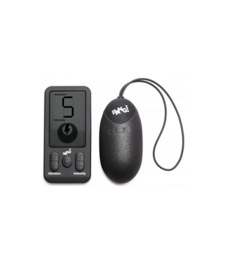 XR Brands Vibrating Silicone XL Egg with Remote Control and 25 Speeds