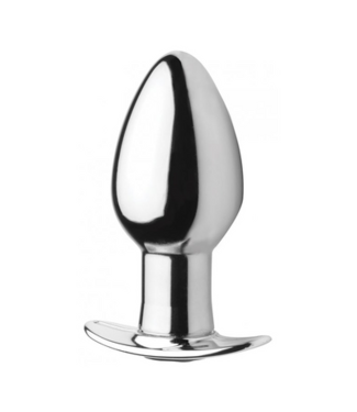 XR Brands Chrome Blast - Rechargeable Butt Plug - Large