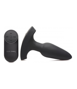 XR Brands Laser Hart - Butt Plug with Remote Control - Small