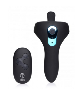 XR Brands Power Taint - Silicone Cock and Ball Ring with Remote Control