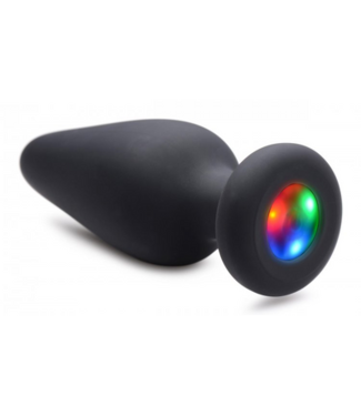 XR Brands Silicone Light Up Butt Plug - Small