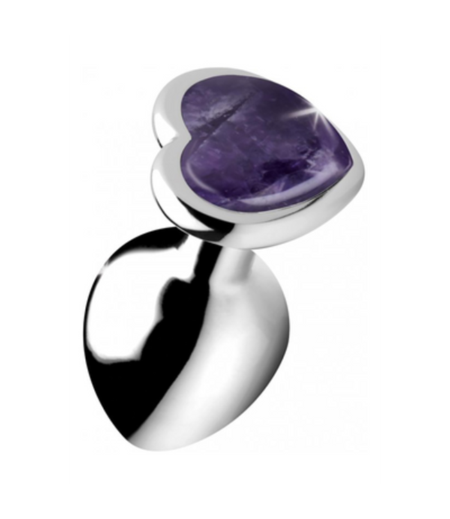 Amethyst Heart - Butt Plug - Medium