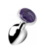 XR Brands Amethyst Gem - Butt Plug - Medium