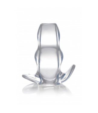 XR Brands Clear View - Hollow Anal Plug - Large