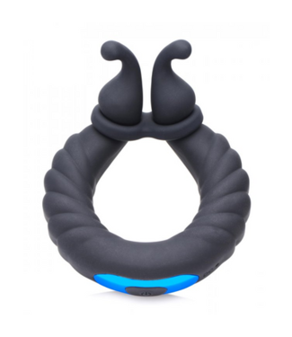 XR Brands Cobra - Dual Stimulation Silicone Cockring