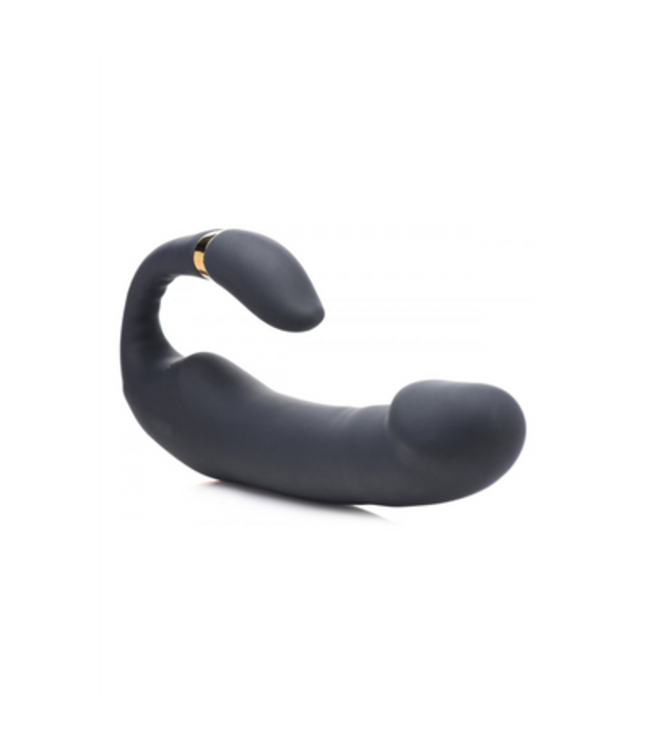 Pleasure - Silicone Vibrator with Clitoris Stimulator