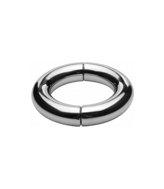 XR Brands Mega Magnetize - Stainless Steel Magnetic Cockring - 2 / 4,4 cm