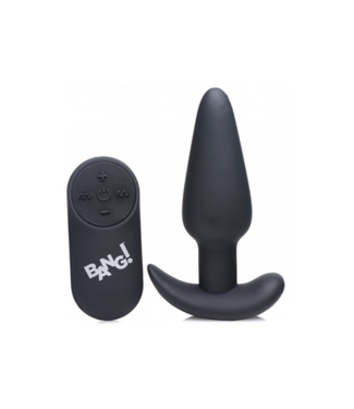 XR Brands Vibrating Silicone Butt Plug with Remote Control