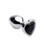 XR Brands Black Heart - Butt Plug - Small