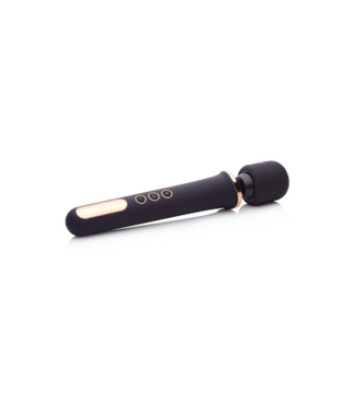 XR Brands Scepter - Silicone Wand Massager - Black