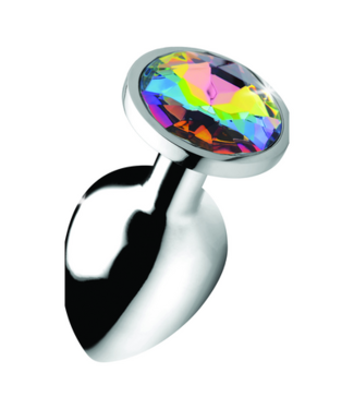 XR Brands Rainbow Prism - Butt Plug - Large