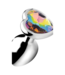 XR Brands Rainbow Prism - Heart Butt Plug - Small