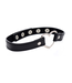 XR Brands Dark Heart - Chrome Heart Black Choker