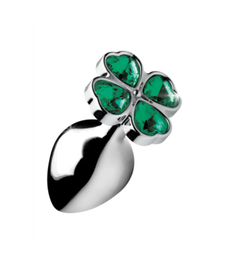 XR Brands Lucky Clover Gem - Butt Plug - Medium