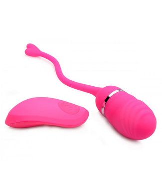 XR Brands Luv-Pop - Rechargeable Vibrating Egg with Remote Control