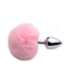 XR Brands Fluffy Bunny Tail - Anal Plug - Pink