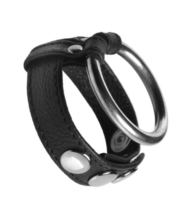 Leather and Steel - Cock and Ball Ring