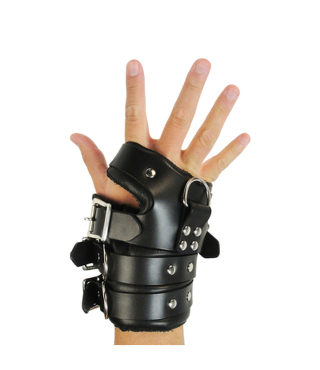 Four Buckle Suspension Cuffs - Black