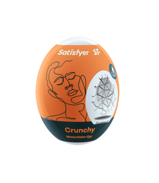 Satisfyer Crunchy - Masturbator Egg - Orange