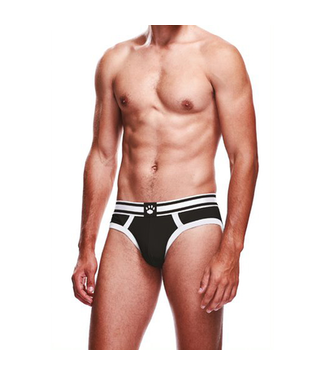 Prowler Brief - XXL - Black/White