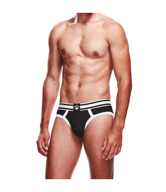 Prowler Brief - XL - Black/White