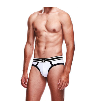 Prowler Brief - XXL - White/Black