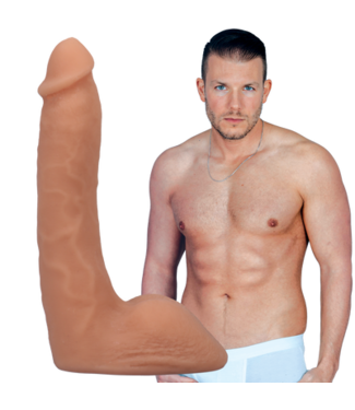 Doc Johnson Codey Steele - Realistic ULTRASKYN Dildo - 8 / 20 cm - Vanilla