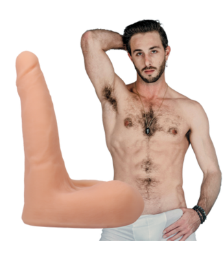 Doc Johnson Lucas Frost - Realistic ULTRASKYN Dildo - 7 / 18 cm - Vanilla