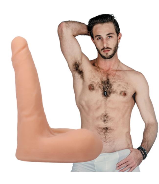 Lucas Frost - Realistic ULTRASKYN Dildo - 7 / 18 cm - Vanilla