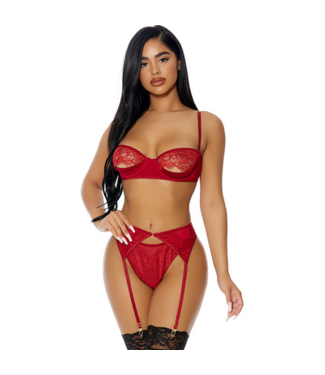 Forplay Just a Peek - Lingerie Set - XL