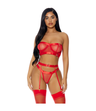 Forplay Good As Gold Lingerie Set - Lingerie Set - XL