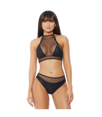 Forplay Impulse Top and Panty - Black