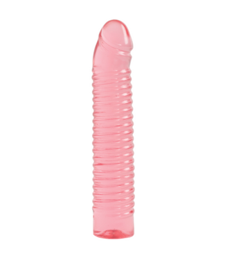 Doc Johnson Sunrise - Ribbed Jelly Dildo - 7 / 18 cm