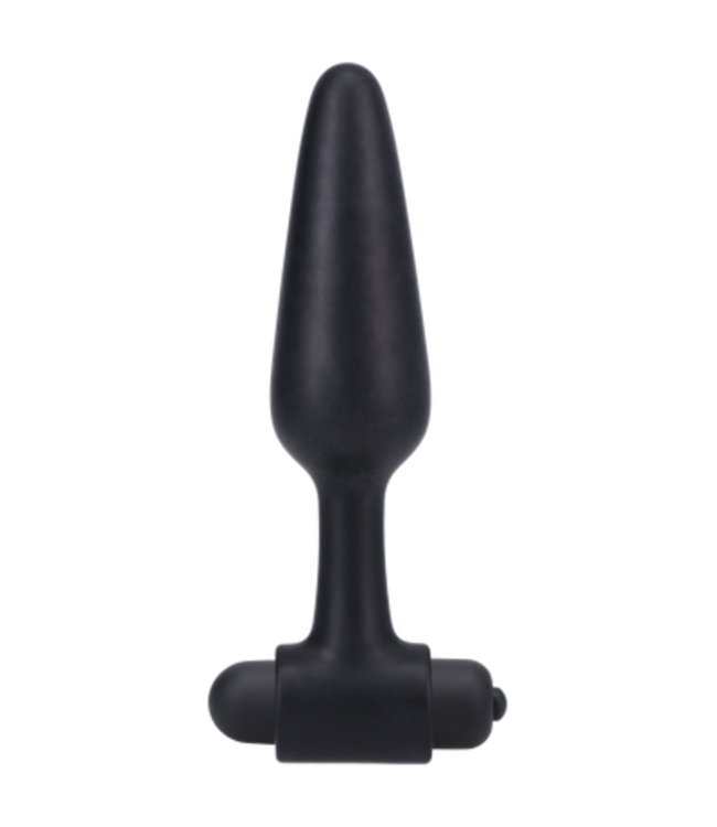 Vibrating Butt Plug - 5 / 12 cm - Black