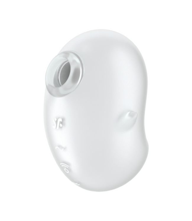 Cutie Ghost - Air Pulse Vibrator - White