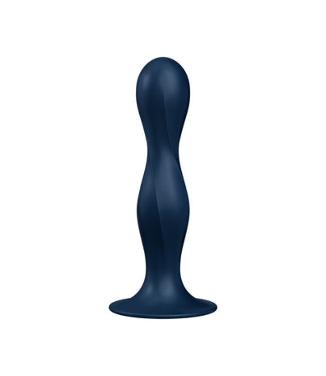 Double Ball-R - Weighted Dildo - Dark Blue