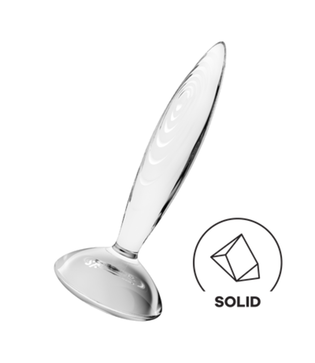 Sparkling Crystal - Glass Dildo - Transparent