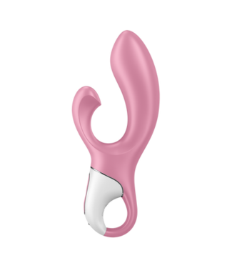 Satisfyer Air Pump Bunny 2 - Inflatable Rabbit Vibrator - Light Red